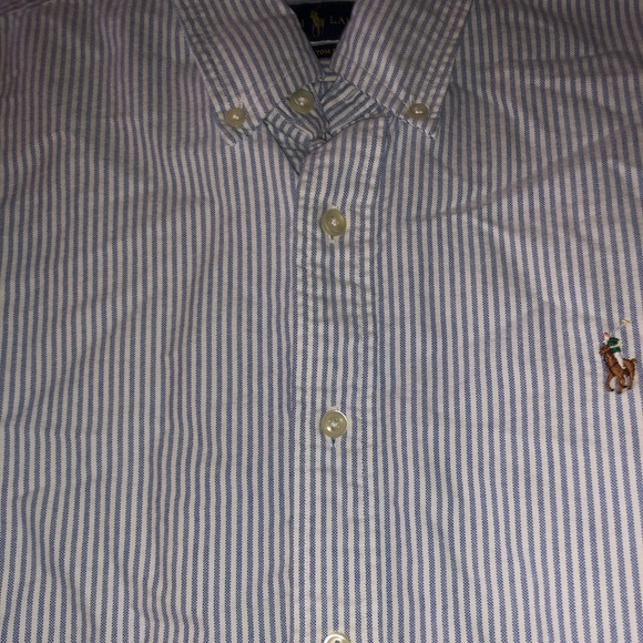 Polo Ralph Lauren Pinstripe Collared Button up - Picture 5 of 5